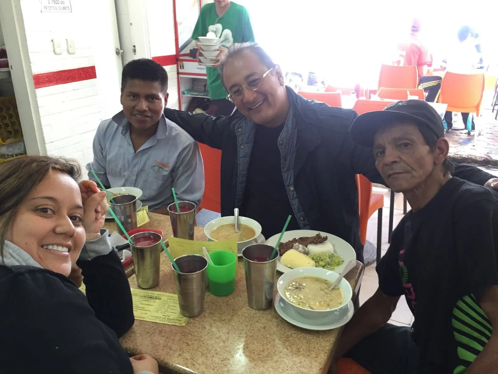 Integrantes de Inmerzion 0 en un momento de descanso