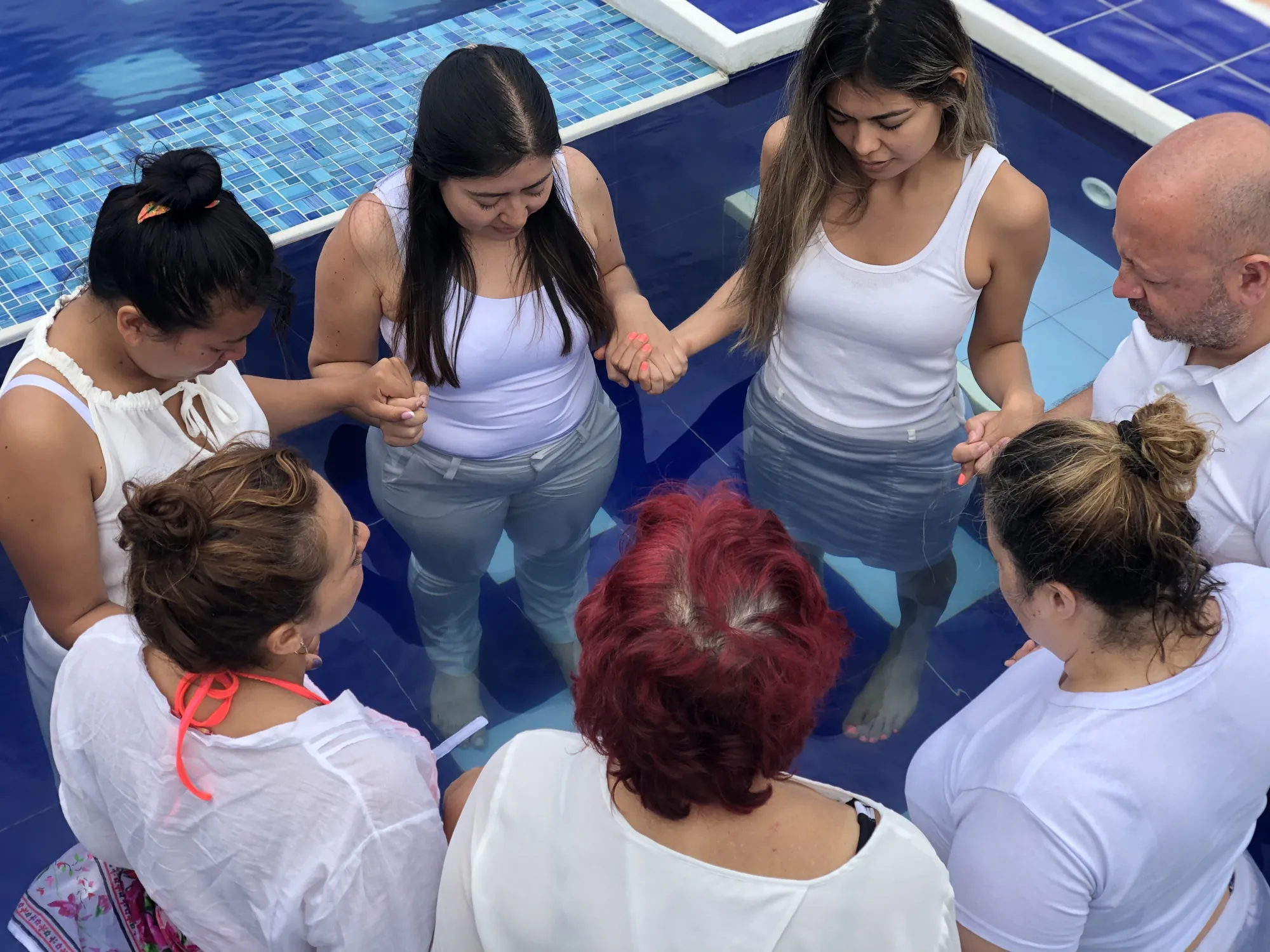 Integrantes de Sheva durante la experiencia